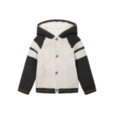 Mate 8B: Knitted Hooded Button Thru Cardigan (3-12 Months)